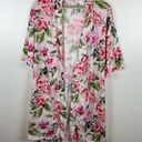 Show Me Your Mumu  Brie Robe Garden of Blooms Pink Floral Lightweight One Size Photo 4