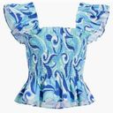 Hill House  the Paz top ocean kaleidoscope Size Small Photo 0