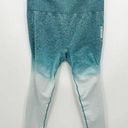 Gymshark  Green Blue Ombre Leggings Activewear Womens Size Medium Photo 0