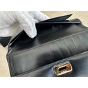 Salvatore Ferragamo Authentic  Black Leather Wallet with Gancini Clasp Photo 13