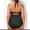 NWT Swimsuits for All polka dot retro vintage like halter swimsuit Size 8 Photo 4