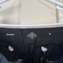 st. john's bay Black Watermelon Embroidered Mid-Rise Chino Shorts 6 Photo 4