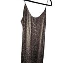 Alice + Olivia Delora Spaghetti Metallic Snake Print Strap Mini Dress Size 8 Photo 4