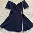 Cinq à Sept Cinq A Sept Dress Kenna Off The Shoulder Mini Navy 6 NWT New Photo 11