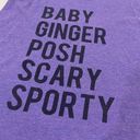 American Apparel Spice Girls M  Racerback Tank Purple Band Concert Fan Shirt Photo 3