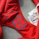 Good American  Plus Size 7 4X Bikini Swim Bottoms Bright Poppy Swimwear NWT Photo 3