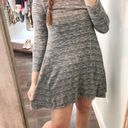 One Clothing  grey cozy soft knit skater dress Photo 2