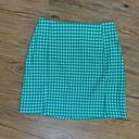 love on a hanger Green Checkered Mini Skirt Photo 0