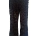 Audrey Black Lace Flare Pants Small Photo 0