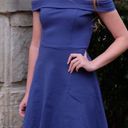Lulus Blue Off The Shoulder Dress Photo 4