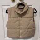 Cropped Puffer Vest Size XS Photo 0