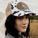 NWT Western Trucker Hat “White Cactus” Photo 0