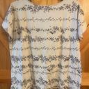 J.Jill  luxe Supima short sleeve tee, floral, size large ￼ Photo 2