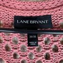 Lane Bryant  26/28 Sleeveless Crochet Open Front Fringed Cardigan Very Ov… Photo 5