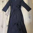 Fresh Produce NEW  Small Wrap Me Up Dress Black Short Sleeve ME Mary Ellen $89 Photo 0