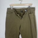 Mountain Hardwear Mountain Hardware Womens Twill Ankle Pants Size 14 Olive Straight Leg Jean Photo 2