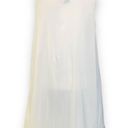 Vanity Fair Vintage  Chemise Nightgown Cream Nylon Floral Trimmed Sleeveless Photo 4