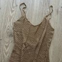 White Fox Boutique Brown Knit Coverup Dress Photo 7