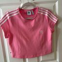 Adidas Pink Crop Top Photo 0