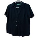 Lemon Grass Studio  - Black Swiss Dot Blouse - Sz. L Photo 0