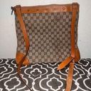 Gucci  GG Vintage Pattern Studded flat Messenger Shoulder Bag Canvas Photo 0