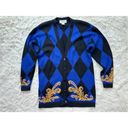 Black Diamond Vintage Blue and  Cardigan Sweater Photo 0