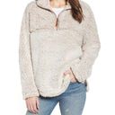 Thread and Supply  Beige & Blush Two Tone Pullover Sherpa Jacket S Photo 1