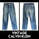 Calvin Klein  Vintage 80’s/90’s Era Straight Leg Medium Wash Straight Leg Jeans 2 Photo 2