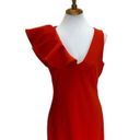 Badgley Mischka Badgley Mishka Bella Camille Gown Red Size 8 NWT Stealth Wealth Formal Glam Photo 3