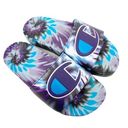 Champion  Purple Blue Tie Dye Slides Sz 6 Photo 0