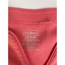 L.L.Bean  1X-Plus Women's 100% Supima Cotton 500799 Salmon Half Sleeve V Neck READ Photo 2