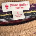 Brooks Brothers  Red Fleece Sz Small Merino Wool Blend Sweater Fair Isle Classic Photo 8