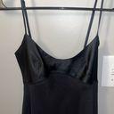 Victoria's Secret Victoria’s Secret Vintage Black Silk Slip Dress Photo 1