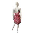 Oscar de la Renta  Pink Label Romantic Poppy Floral Negligee Slip Nighty, S Photo 3