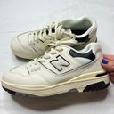 New Balance 550 Sea Salt Cream Black Sneakers Photo 6