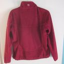 Mountain Hardwear Mountain Hardware Womens Dark Red Size Medium Zip Up Soft Fleece Jacket Photo 9