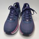 Hoka Womens Clifton 5 Purple Lace Up Athletic Sneakers Photo 2