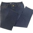 Lane Bryant  Women's Size 18 Petite Genius Fit Straight High Rise Dark Wash Jeans Photo 0