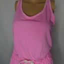 N: Philanthropy Pink Powder Romper Keyhole Shorts Tie Waist Photo 2