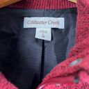 Coldwater Creek Women’s Red  Zip Up Vest L Photo 2