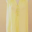 Violet+Claire  yellow halter tank size small Photo 0