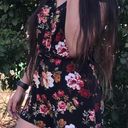 Papaya black floral romper Photo 0