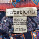 Notations Vtg 90s Y2k  Maxi Skirt southwestern boho hippie pencil straight size L Photo 5