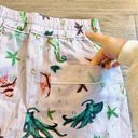 Hill House  The Skylar 100% Linen Pants in Sea Creatures Size M NWT Photo 4
