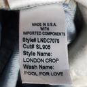 SLVRLAKE London Cropped High Rise Jeans in Fool For Love Mid Wash Size 32 Photo 11