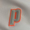 Polo Prince half zip tennis  white and orange short sleeve collared shirt M/L Photo 5