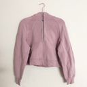 Lululemon Scuba Oversized Half-Zip Hoodie Pink Peony XS/S Photo 2