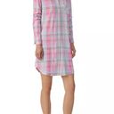 Ralph Lauren Lauren  Notch Collar Plaid Sleep Shirt sz small. Photo 0