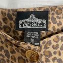 Angie  leopard print button down boho dress Photo 1