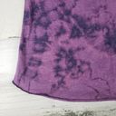 American Apparel NWOT  50/50 Custom Purple Bleach Tie Dye Crinkle Tank Top Medium Photo 4